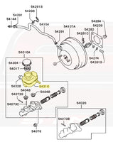 Mitsubishi OEM Brake Fluid Reservoir for Evo 8/9 USDM (MR569039)
