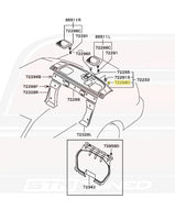 Mitsubishi OEM Rear Deck Lid Clip for Evo 7/8/9 (MR975151)