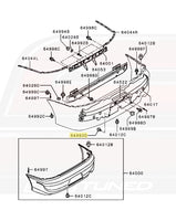 USDM Evo 8 Rear Bumper