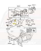 USA Evo 8/9 Fuel Filler Clamp Diagram (05079)