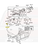 Evo 8/9 USDM Fuel Neck Diagram