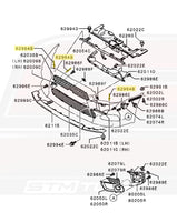 Mitsubishi OEM Front Bumper Rivet for Evo X (MU001319)