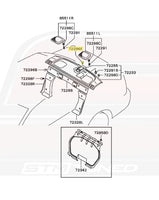 Mitsubishi OEM Rear Deck Lid Clip for Evo 7/8/9 (MU481245)