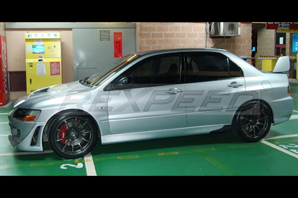 Rexpeed Carbon Fiber Rear Side Spats for Evo 8/9 (R01)