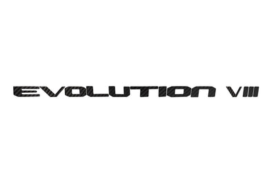 Rexpeed Evolution VIII Carbon Fiber Trunk Badge (R128)