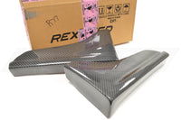 Rexpeed Carbon Fiber Side Spat Aero Kit for Evo X (R77)