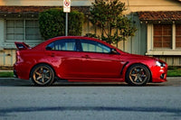 Rexpeed Carbon Fiber Side Spat Aero Kit for Evo X (R77)