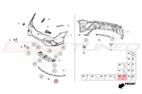 Lamborghini OEM Front Lower Spoiler Screw for Huracan Performante (WHT008897)