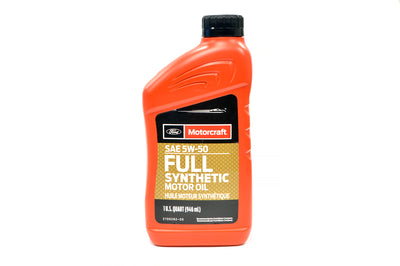 Ford OEM Motorcraft Full Synthetic 5W-50 Engine Oil 1 QT (XO5W50QGT)