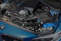aFe Black Series Momentum Carbon Fiber Cold Air Intake for F87 BMW M2 (N55) AWE 58-10004 installed on M2