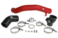 aFe BladeRunner Aluminum Hot Charge Pipe for VA Subaru WRX (46-20378-R) textured red finish