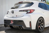 aFe Gemini XV Cat-Back Exhaust System for 2023+ Toyota GR Corolla (49-36067-C) Carbon Fiber tip option installed