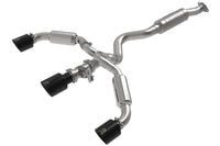 aFe Gemini XV Cat-Back Exhaust for 2023+ Toyota GR Corolla (49-36070-B) Black tips