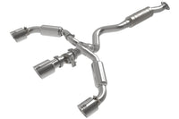 aFe Gemini XV Cat-Back Exhaust for 2023+ Toyota GR Corolla (49-36070-P) polished tips 