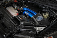 aFe Momentum XP 'Alpha Raptor' Cold Air Intake System for Gen2 Ford Raptor (54-73120-L) Blue powdercoat with Pro 5R air filter installed