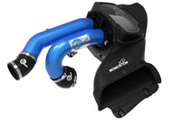 aFe Momentum XP Cold Air Intake System for 2021+ Gen3 Ford Raptor (50-30072DL) blue powdercoated intake with Pro Dry S filter