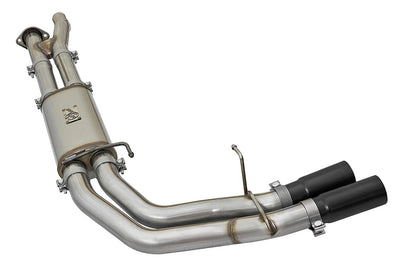 aFe Rebel Series Side Exit 409 SS Cat-Back Exhaust System for 2017-2020 Gen 2 Ford Raptor (49-43091-B)