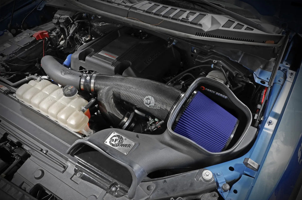 Ford Raptor Racing Intake Manifold aFe Track Series Carbon Fiber Cold Air Intake for Gen2 Ford Raptor