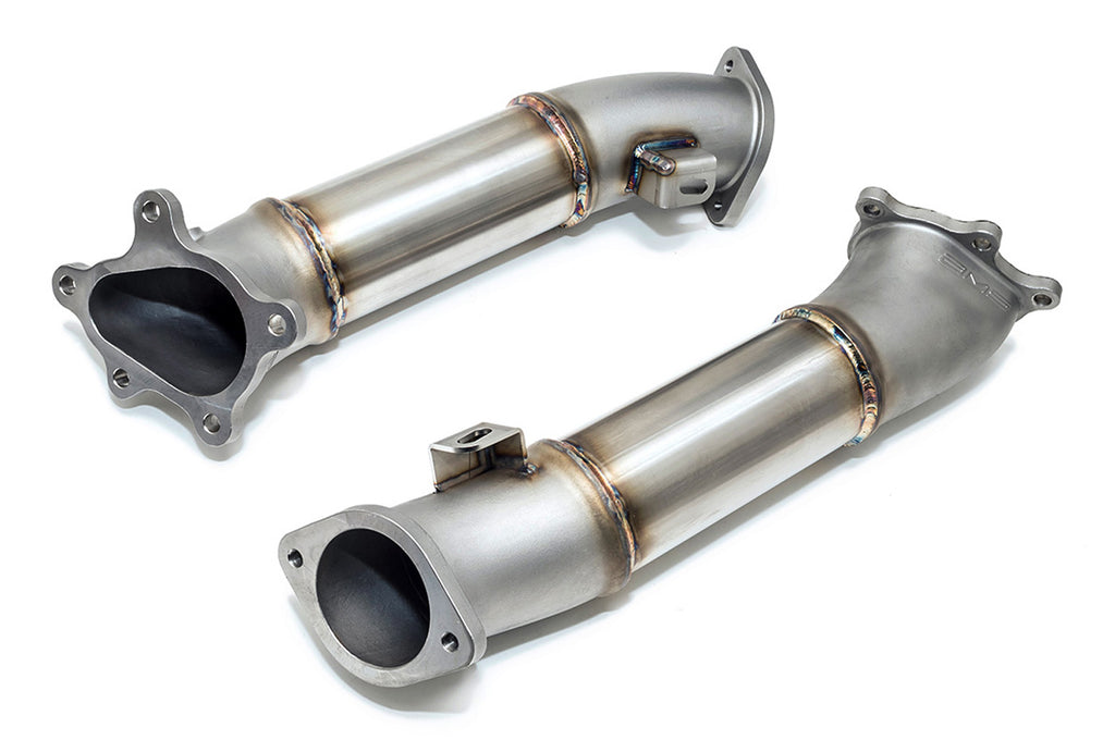 Gtr R35 Type Alpha AMS Alpha Performance R35 GTR 90mm Wide Mouth Race Downpipes