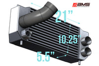 AMS Performance Front Mount Intercooler Kit for Gen 2 Ford Raptor (AMS.32.09.0001-1) dimensions 