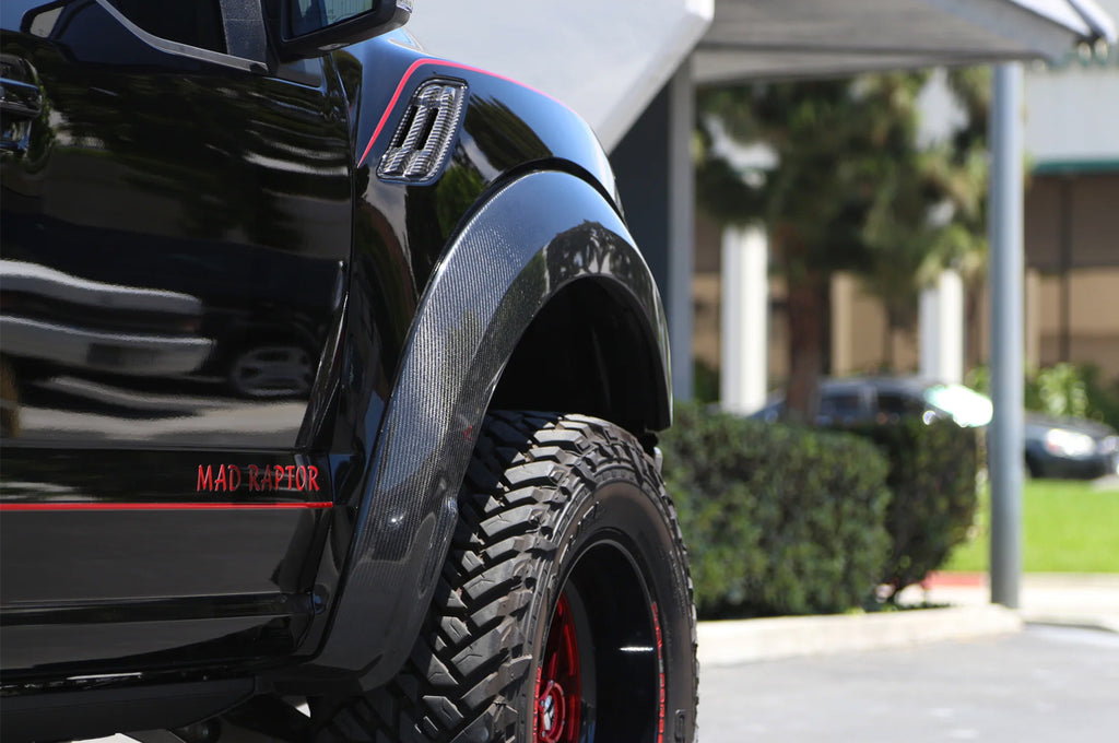 Cf Wing Raptor APR Carbon Fiber Fender Vents for 2017-2020 Ford Raptor