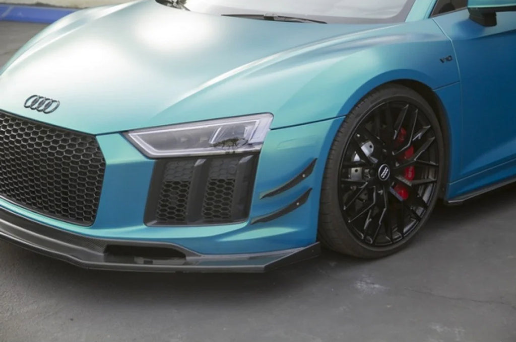 Audi R8 Design Front APR Carbon Fiber Front Front Bumper Lip for 2016-2020 Audi R8