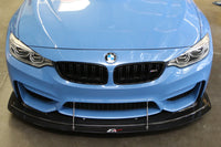 APR Carbon Fiber Front Wind Splitter for BMW F80 M3 / F82 M4 with APR Performance Lip installed - CW-540405