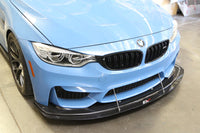 APR Carbon Fiber Front Wind Splitter for BMW F80 M3 / F82 M4 with APR Performance Lip installed - CW-540405