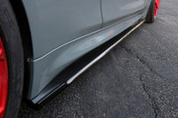 APR Carbon Fiber Side Skirt Extensions for 2014-2020 BMW F82 M4 (FS-830402) installed