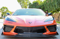 APR Carbon Front Bumper Center Bezel for 2020+ Chevrolet Corvette C8 (CBX-C8CBEZEL) installed