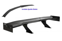 APR Carbon GTC-500 71" or 74" Adjustable Wing for 2020+ Chevrolet Corvette C8 - with spoiler delete (AS-107189/AS-107489)