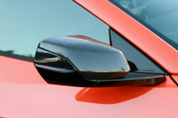 APR Carbon Mirror Cover for 2020+ Chevrolet Corvette C8 (CBM-VETTC8) installed