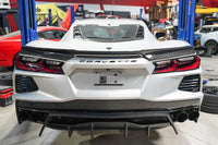 APR Carbon Rear Spoiler Delete for 2020+ Chevrolet Corvette C8 (AS-106821) installed