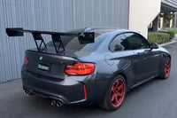APR GT-250 Carbon Fiber 61" or 67" adjustable wing for the BMW F87 M2, F80 M3 and F82 M4 installed on M2