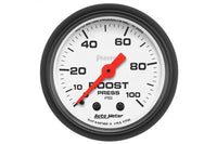 AutoMeter 2-1/16" Boost, 0-100 PSI, Mechanical, Phantom (5706)