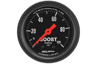 AutoMeter 2-1/16" Boost, 0-100 PSI, Mechanical, Z-Series Gauge (2618)