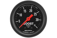 AutoMeter 2-1/16" Boost, 0-35 PSI, Mechanical, Z-Series (2616)