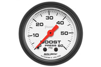 AutoMeter 2-1/16" Boost, 0-60 PSI, Mechanical, Phantom (5705)