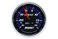 AutoMeter 2-1/16" Boost/Vacuum, 30 In HG/20 PSI, Mechanical, Cobalt (6107)