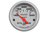 AutoMeter 2-1/16" Cylinder Head Temperature, 140-340 °F, Air-Core, Ultra-Lite (4336)