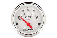 AutoMeter 2-1/16" Fuel Level, 240-33 Ω, Air-Core, Arctic White (1317)