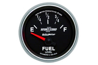 AutoMeter 2-1/16" Fuel Level, 240-33 Ω, Air-Core, SSE, SCII (3616)