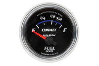 AutoMeter 2-1/16" Fuel Level Gauge, 16-158 Ω, Air-Core, Cobalt (6118)