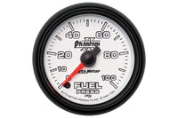 AutoMeter 2-1/16" Fuel Pressure, 0-100 PSI, Stepper Motor, Phantom II (7563)