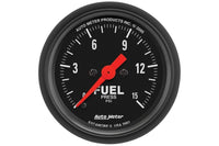 AutoMeter 2-1/16" Fuel Pressure, 0-15 PSI, Stepper Motor, Z-Series (2661)