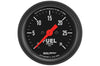 AutoMeter 52mm Z-Series Fuel Pressure Gauge, 0-30 PSI, Stepper Motor (2660)