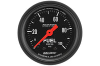 AutoMeter 2-1/16" Fuel Pressure Gauge, 0-100 PSI, Mechanical, Z-Series (2612)