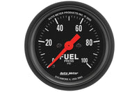 AutoMeter 2-1/16" Fuel Pressure Gauge, 0-100 PSI, Stepper Motor, Z-Series (2663)
