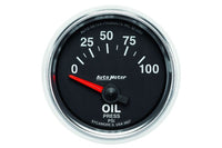 AutoMeter 2-1/16" Oil Pressure, 0-100 PSI, Air-Core, GS (3827)
