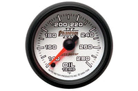AutoMeter 2-1/16" Oil Temperature Gauge, 140-280°F, Stepper Motor, Phantom II (7556) - view 2
